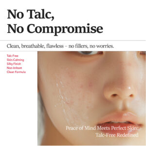 Read more about the article Peace of Mind Meets Perfect Skin: Talc-Free Redefined